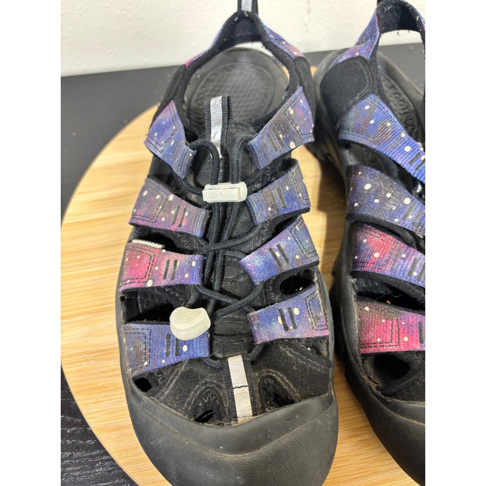 KEEN Newport H2 Sandals Men 10 Galaxy Purple Black Waterproof Hiking Shoes Flaw - Picture 9 of 12